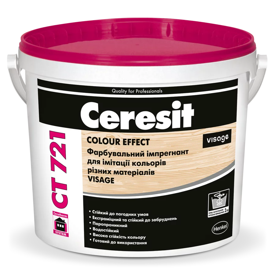 Ceresit CT 721 Visage фарбувальний імпрегнант 4 л