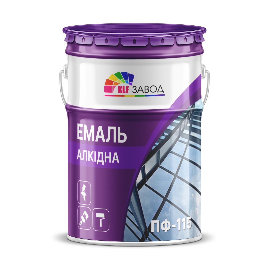 Эмаль Киевский лакокрасочный завод ПФ-115 20 кг Черный (5600947)