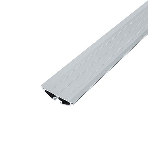 Профіль алюмінієвий Biom ЛПР-60 напівкруглий анодований + Розсіювач матовий Biom LM-R60 радіальний 2 м (5474092)