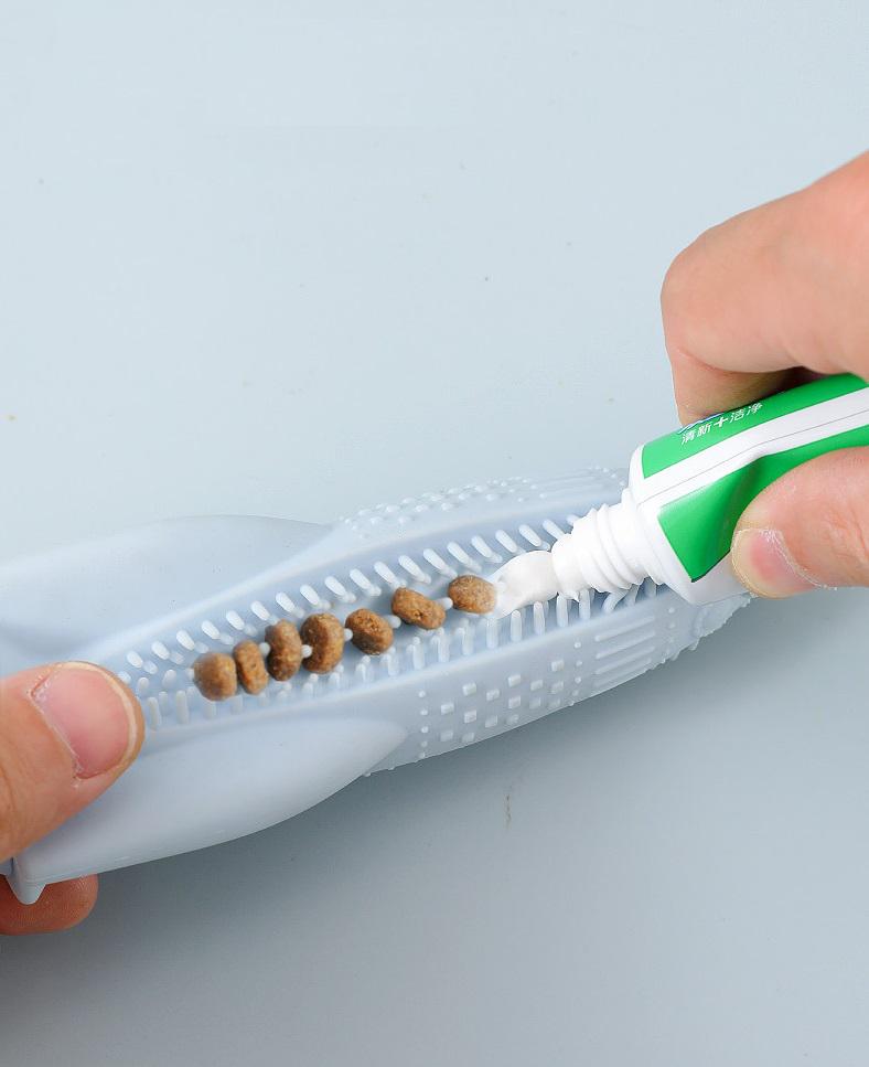 Игрушка-кормушка для животных 11957 14х5 см Голубой (4571522) - фото 5 Игрушка-кормушка для животных 11957 14х5 см Голубой (4571522) - фото 5