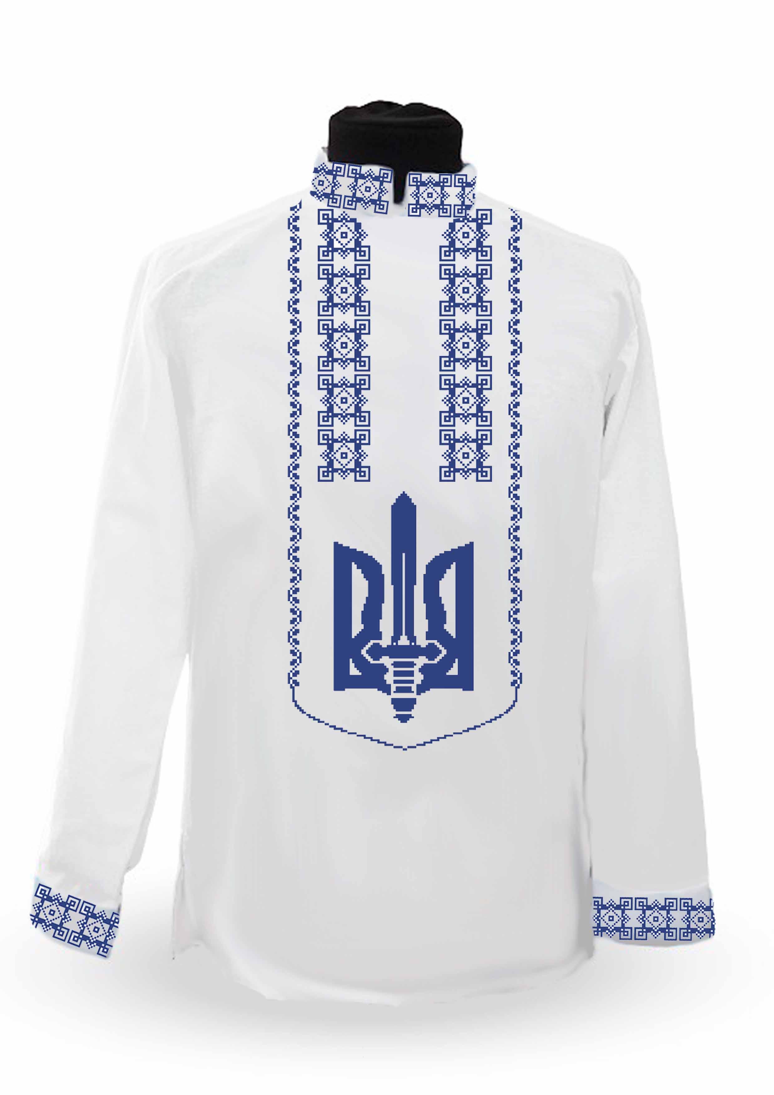 Заготовка для вишивки нитками або бісером/сорочка чоловіча не пошита СЧД-232 домоткане полотно Заготовка для вишивки нитками або бісером/сорочка чоловіча не пошита СЧД-232 домоткане полотно