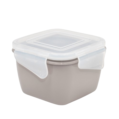 Контейнер універсальний Алеана Фієста квадратний 1,5 л Какао/Прозорий (УТ000092768) - фото 1 Контейнер універсальний Алеана Фієста квадратний 1,5 л Какао/Прозорий (УТ000092768) - фото 1