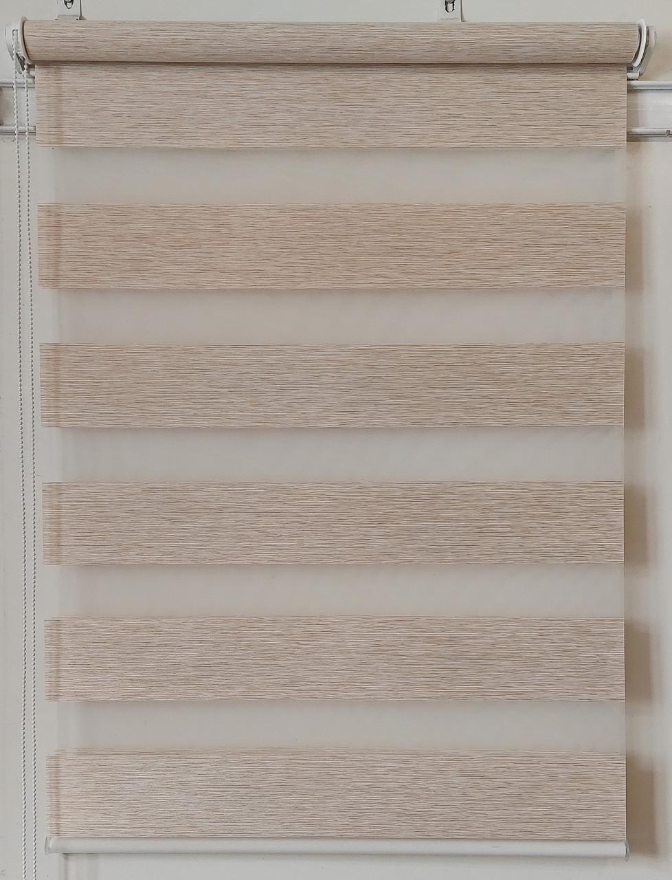 Рулонная штора день-ночь Miranda ВМ-1504 40х160 см Бежевый (ВМ-1504-67)