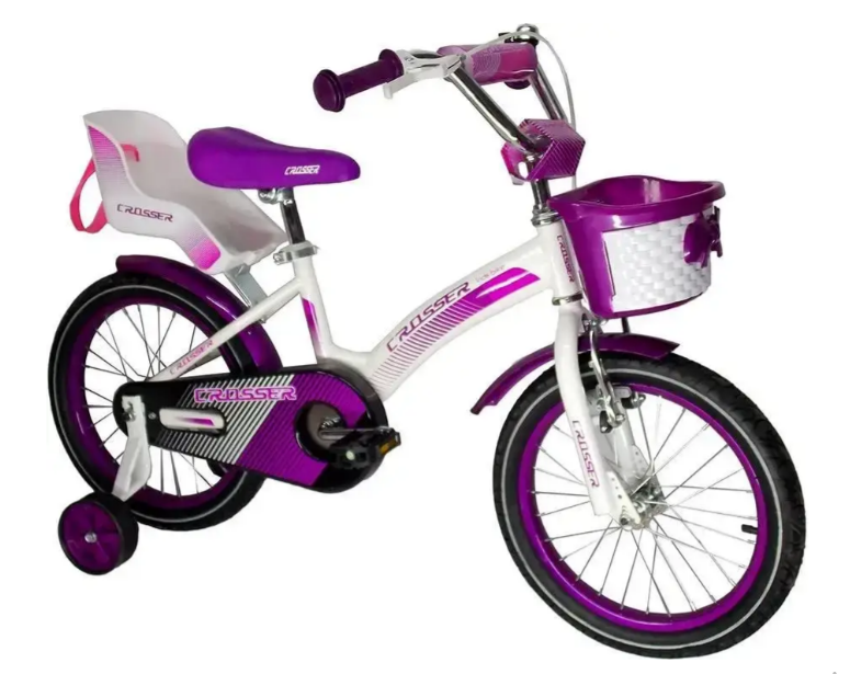 Дитячий велосипед Kids Bike Crosser 3 - 18 Фіолетовий