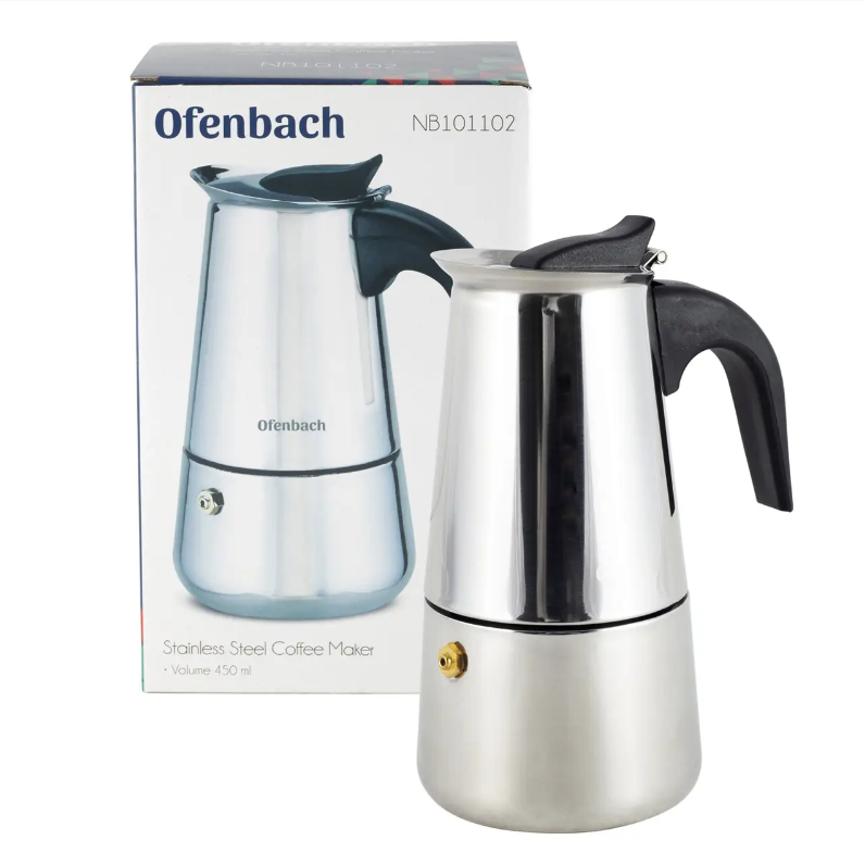 Кофеварка гейзерная Ofenbach KM-101102 450 мл (NA002409)