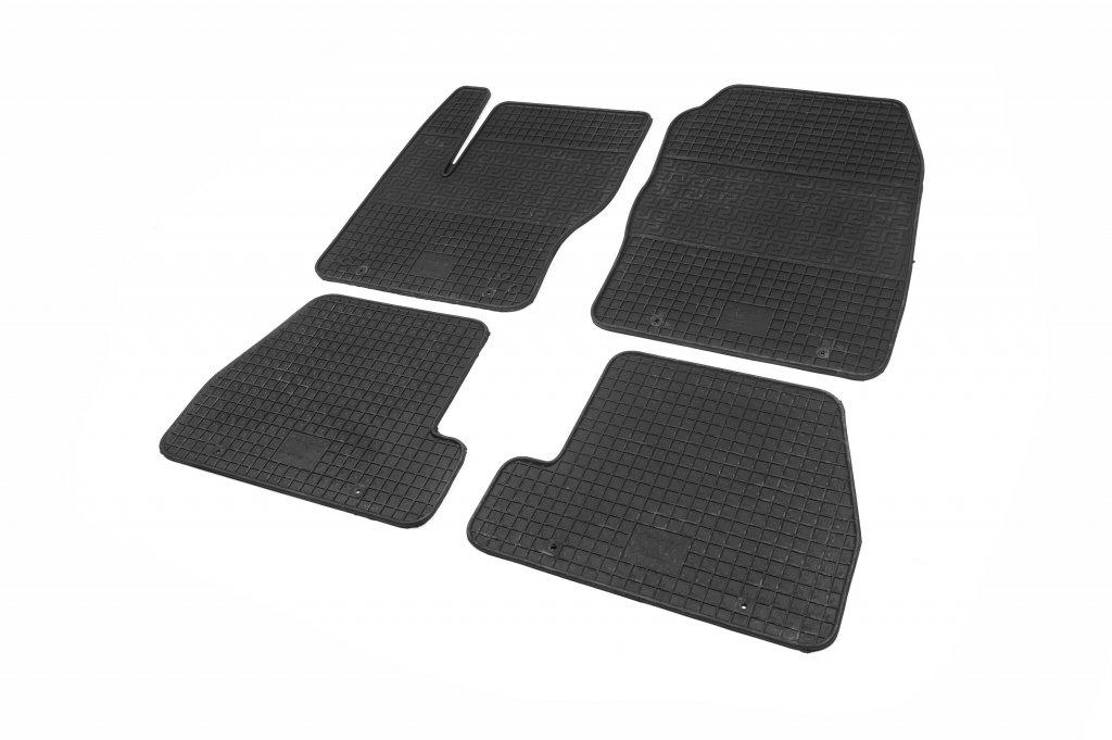 Резиновые коврики Polytep для Ford Focus III 2011-2017 гг. резина Черный Резиновые коврики Polytep для Ford Focus III 2011-2017 гг. резина Черный