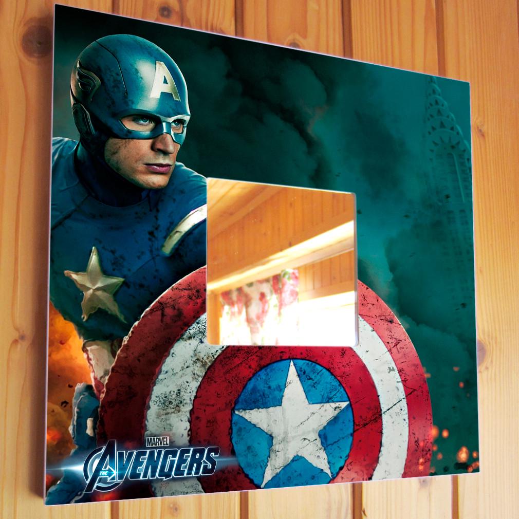 Зеркало декоративное Avengers Марвел 260х260 мм (M00860)