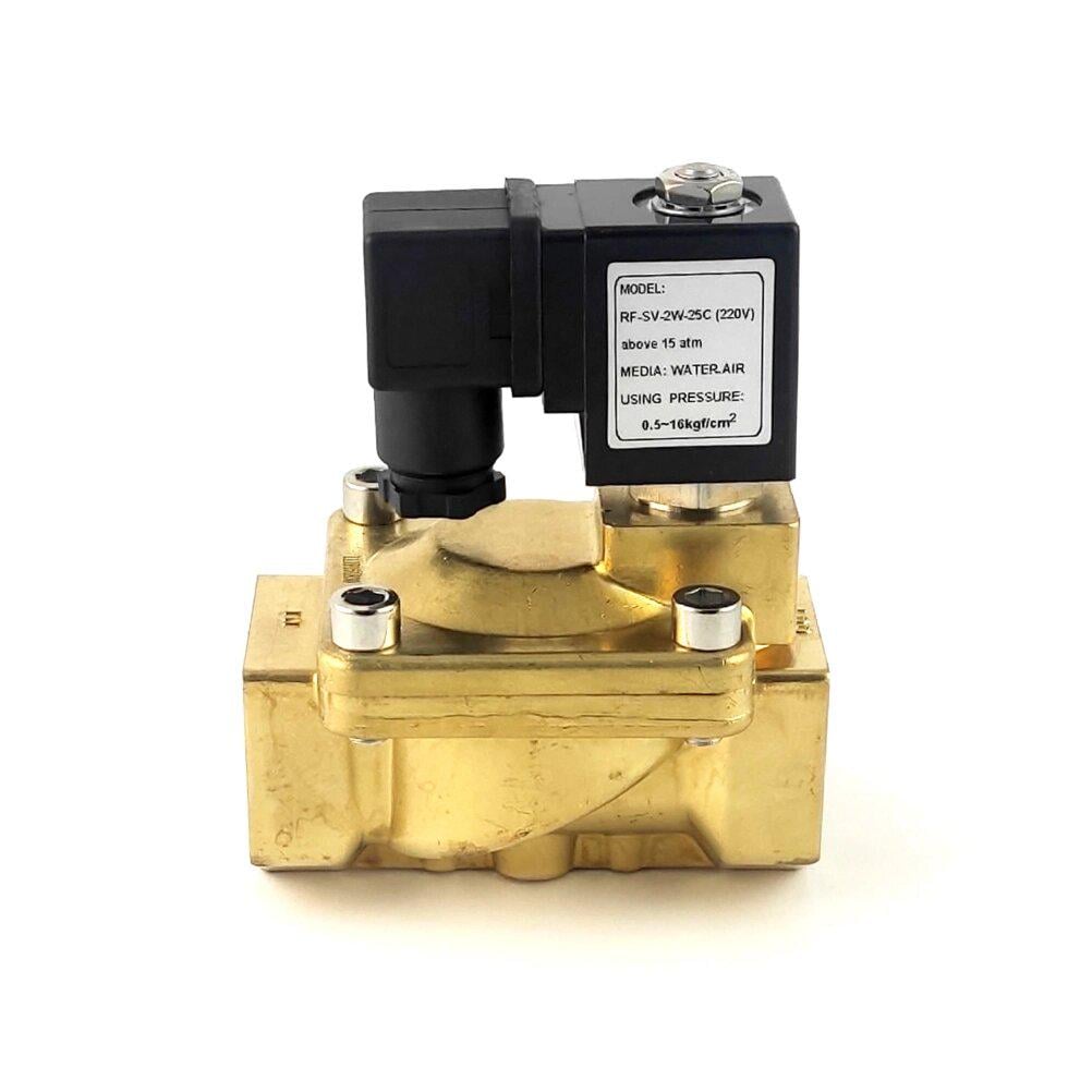 Нормально закрытый клапан косвенного действия Sanlixin SLP1DF02EG25 RF-SV-2W-25C AC220V 0,5-16 bar 1" (6677880152)