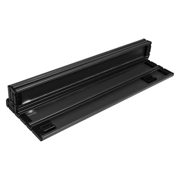 Стіл туристичний алюмінієвий з чохлом 43x40x41 см Чорний (HX-52BL ws) - фото 3