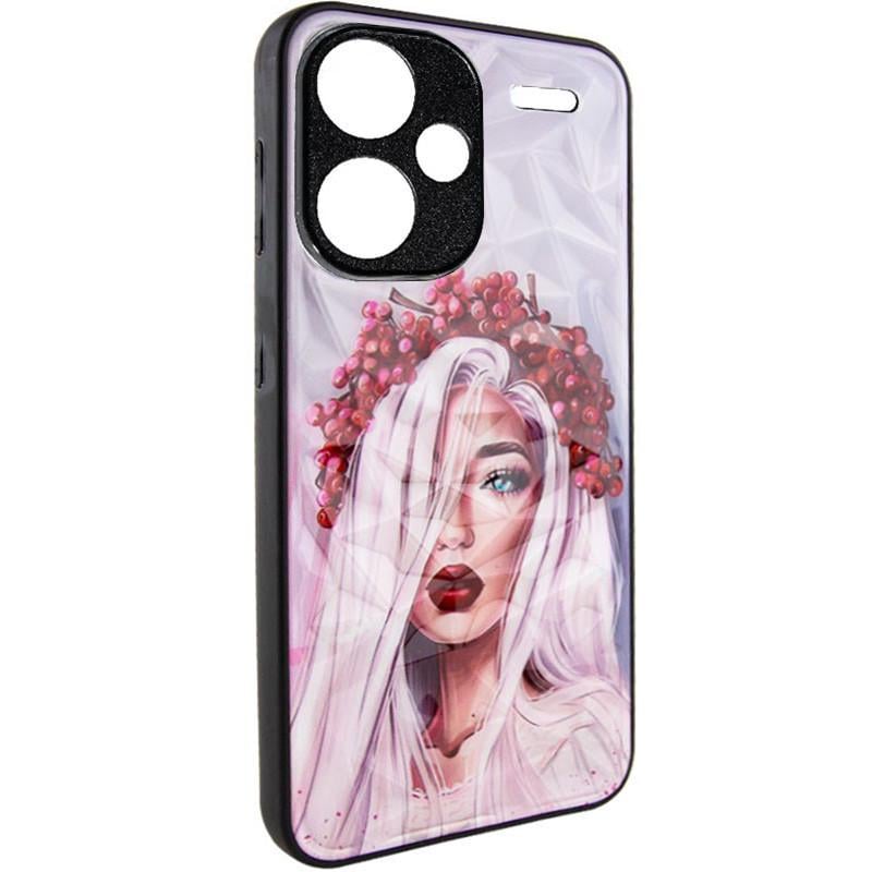 Противоударный TPU+PC чехол Prisma Ladies для Xiaomi Redmi Note 13 Pro+ Ukrainian Girl