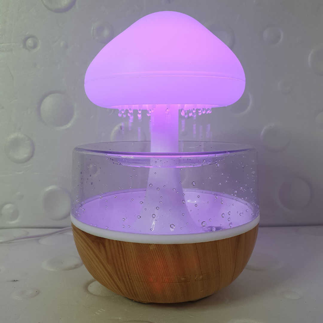 Увлажнитель воздуха RAIN HUMIDIFIER Гриб с цветной подсветкой и эффектом ночника (MU4-H2) - фото 5