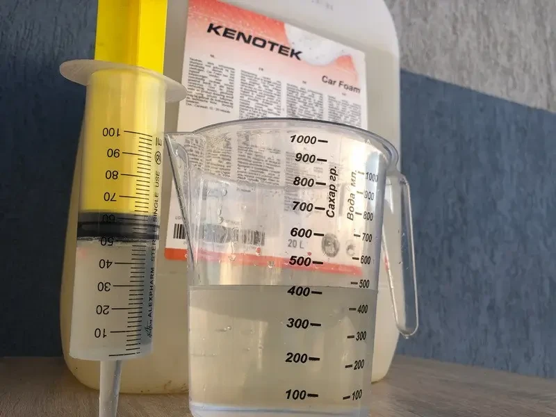 Шампунь для ручной мойки CAR FOAM Kenotek Лайм профессиональный для второй фазы мойки 1 л на разлив - фото 4 Шампунь для ручной мойки CAR FOAM Kenotek Лайм профессиональный для второй фазы мойки 1 л на разлив - фото 4