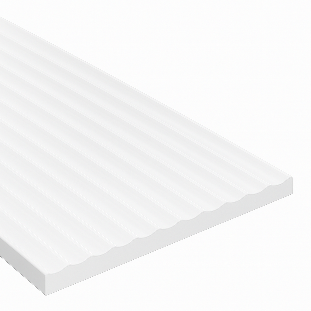 Стіл письмовий СП2 4Я SENAM 750х1300х500 мм корпус ДСП Білий фасад МДФ фарба RAL9003 Білий фрезерерування Плаше Грос - фото 6