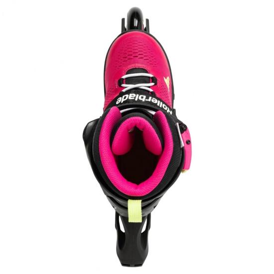 Ролики детские Rollerblade Microblade 2022 Pink/Light Green (Аopt.roliki53) - фото 3