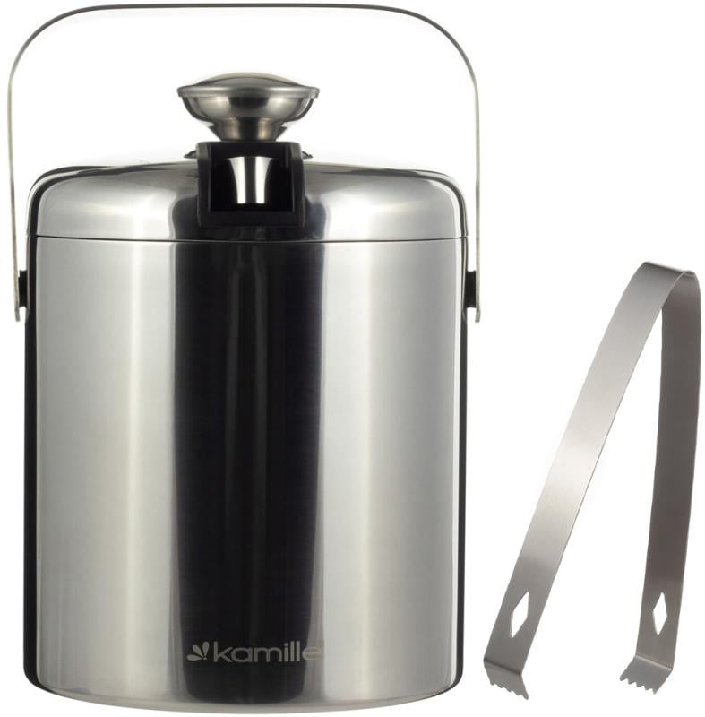 Термо-відеро Kamille для льоду з кришкою та краплізбірником 1300 мл