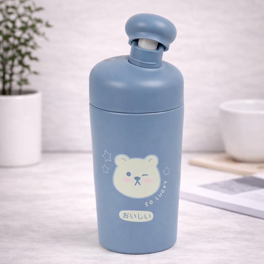 Термокружка 124704 300 мл из нержавеющей стали 304 с трубочкой Синий Термокружка 124704 300 мл из нержавеющей стали 304 с трубочкой Синий