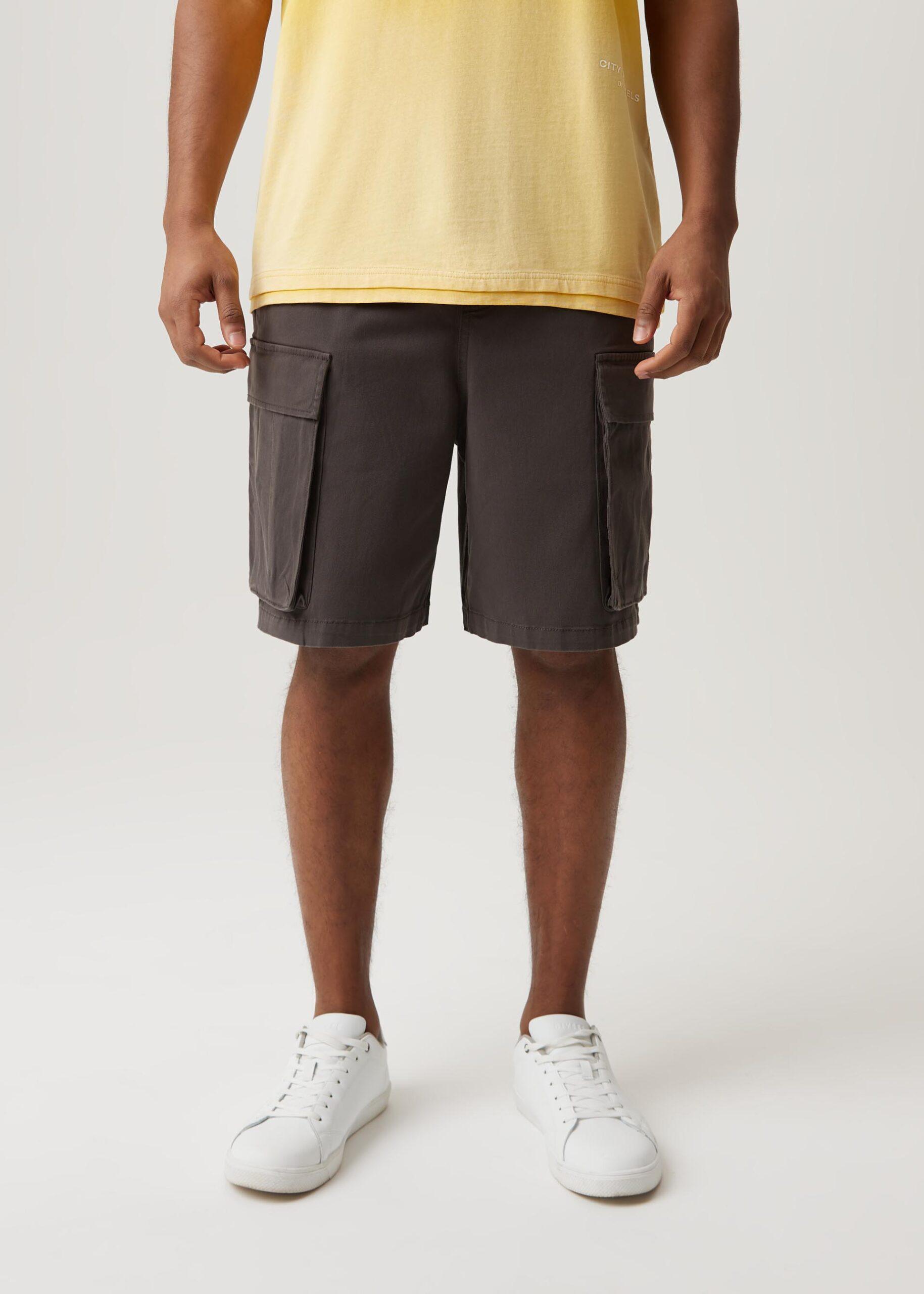 Шорти-карго чоловічі Diverse KIMTOON L Графіт (5905384135094)