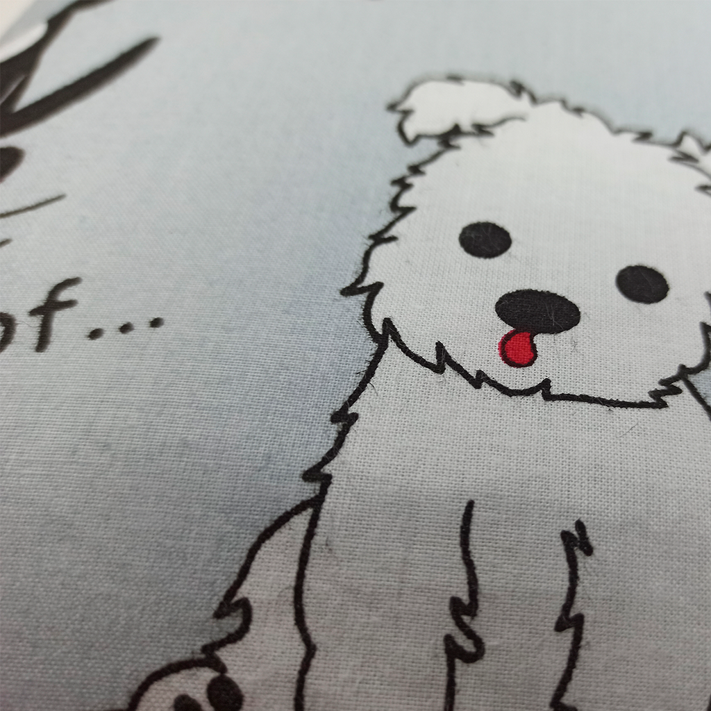 Наволочка Бульдоги на сером 40х40 см хлопок (SH-4019-TXPWCO-UA-25) - фото 3