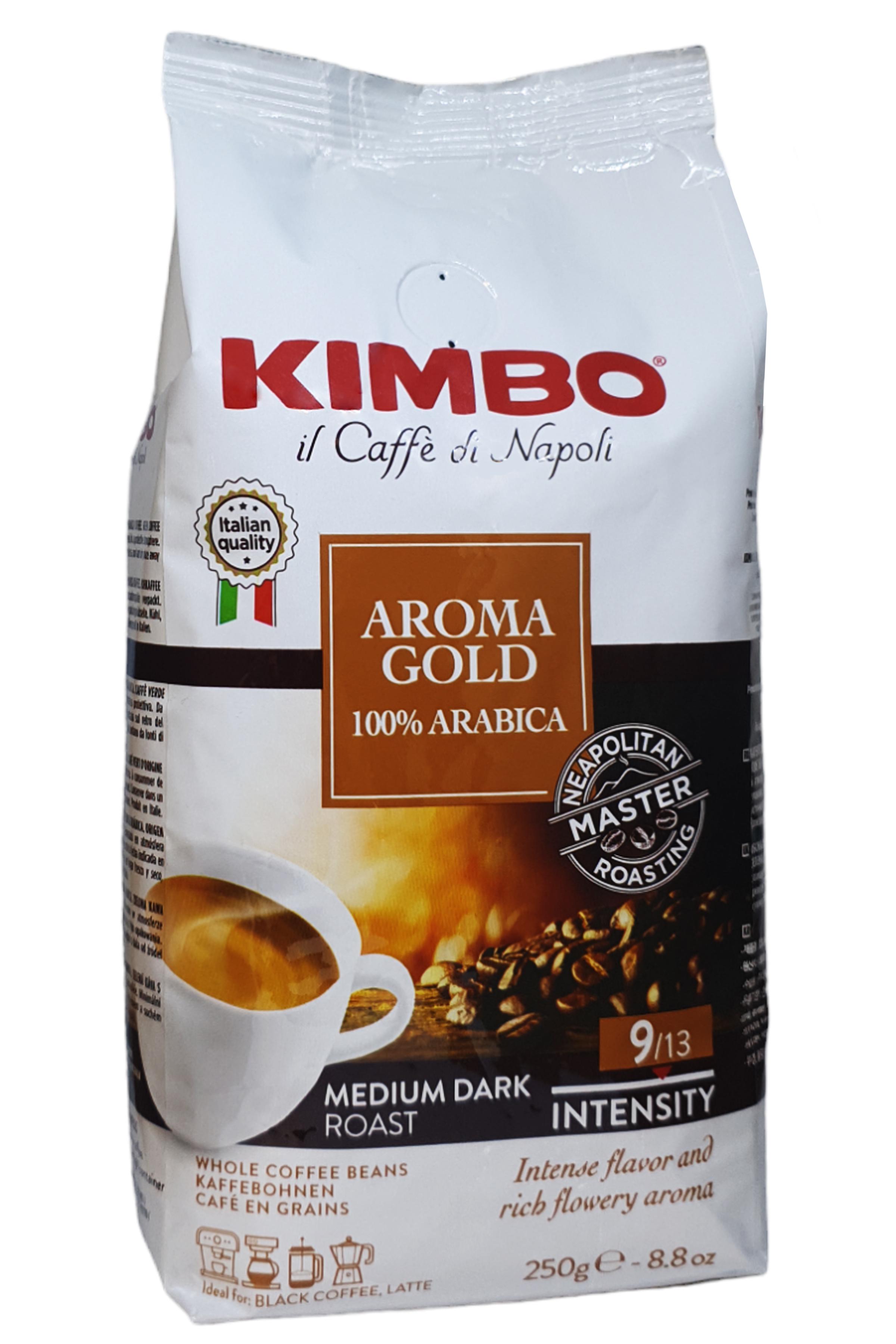 Кофе Kimbo Aroma Gold в зернах 250 г (58780)
