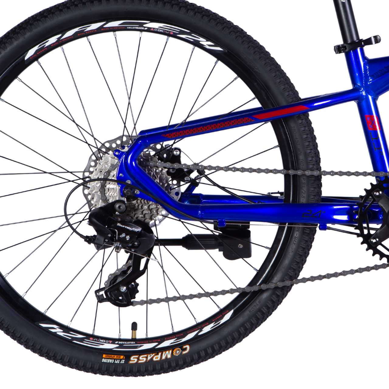 Велосипед подростковый Formula F-1 DD CS AL 24" 11" 2025 Красно-синий - фото 4 Велосипед подростковый Formula F-1 DD CS AL 24" 11" 2025 Красно-синий - фото 4