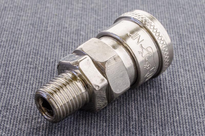 Соединитель для компрессора с внешней резьбой G1/4 под выход 13 мм (3636)