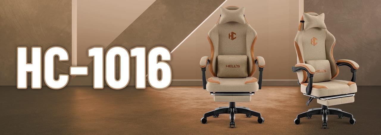 Комп’ютерне крісло Hell’s HC-1016 тканина Beige (5907196011566) - фото 5