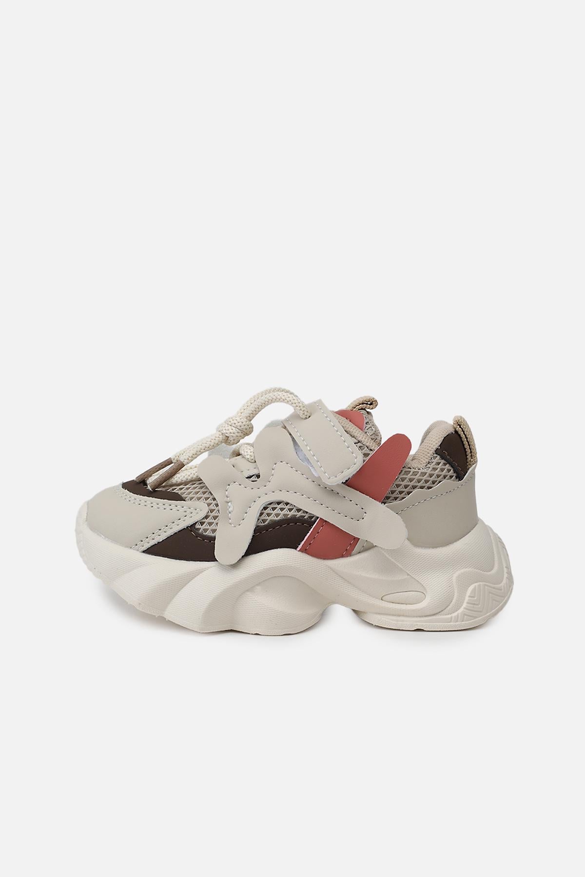 Кроссовки для девочки Yuki ЦБ-00289149 р. 29 Бежевый (SKT001096967)