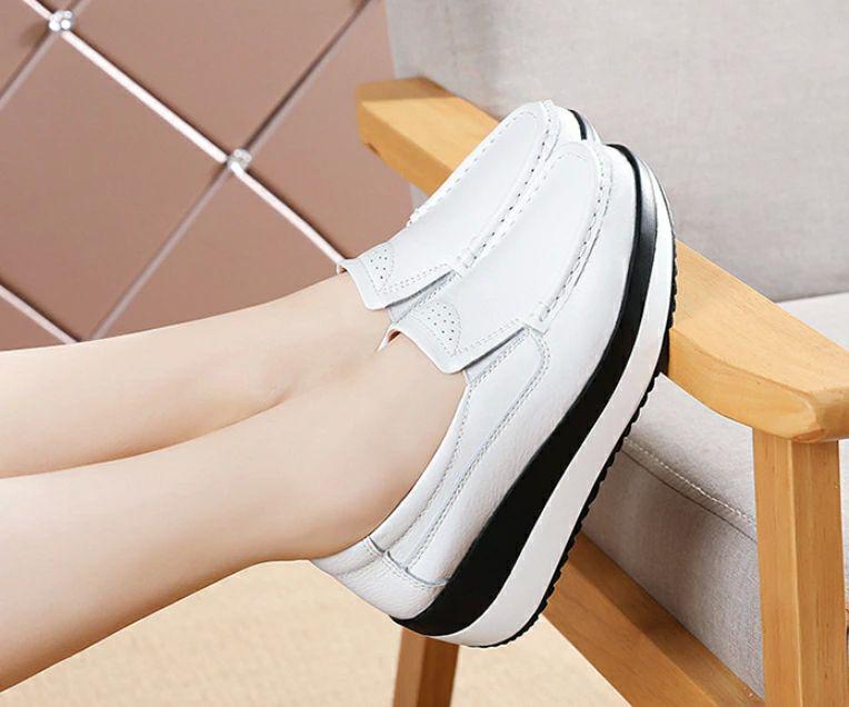 Мокасины женские Comfortly р. 40 Белый (00-0691) - фото 5 Мокасины женские Comfortly р. 40 Белый (00-0691) - фото 5