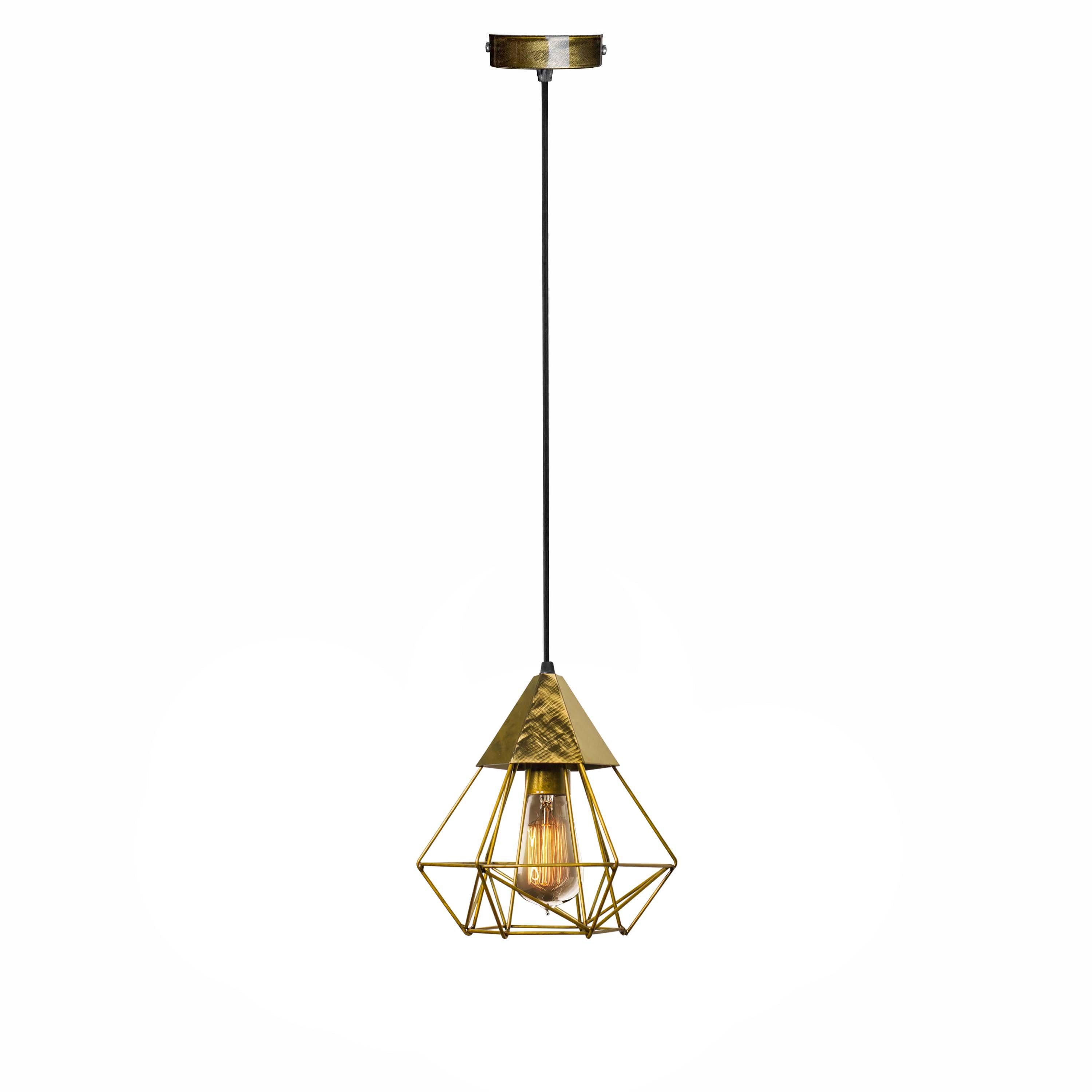 Светильник подвесной MSK Electric Crystal в стиле лофт NL 0535 BN Бронза