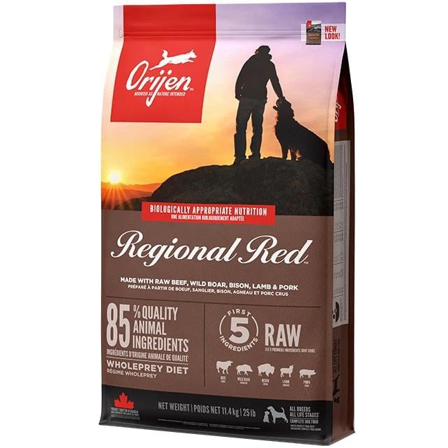Корм сухой Orijen Regional Red Dog для собак всех пород и возрастов с говядиной 11,4 кг (o18412)