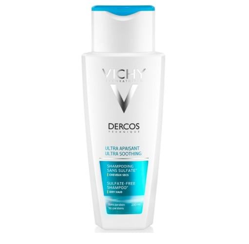Шампунь для сухого волосся Vichy Dercos Ultra Soothing Dry Hair Заспокійливий 200 мл (3337875486736)