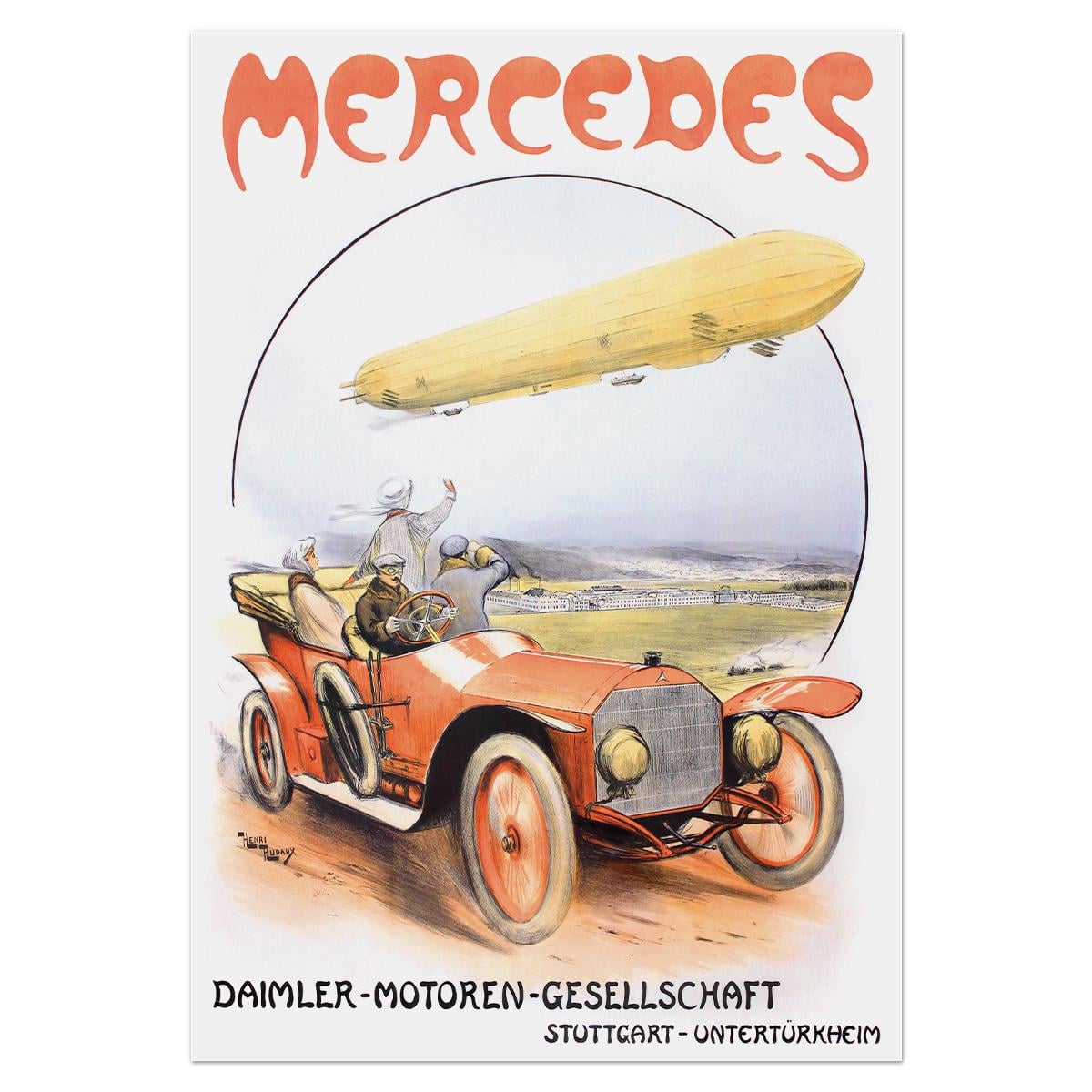 Плакат Mercedes 1910 58x84 см (0078) Плакат Mercedes 1910 58x84 см (0078)