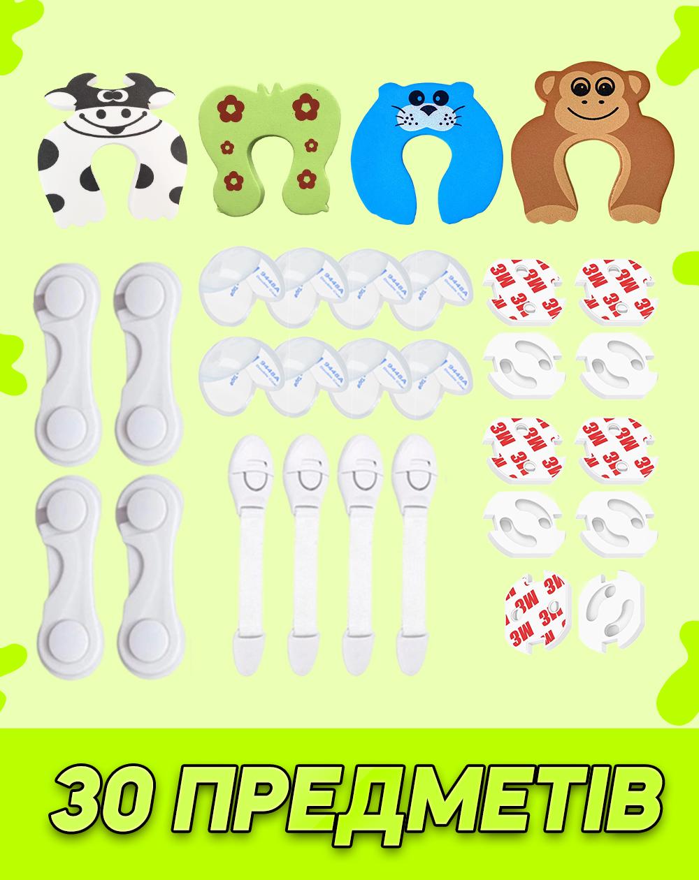 Захист на меблі та розетки від дітей VELA 30 шт. Різнокольоровий (00901) - фото 2 Захист на меблі та розетки від дітей VELA 30 шт. Різнокольоровий (00901) - фото 2