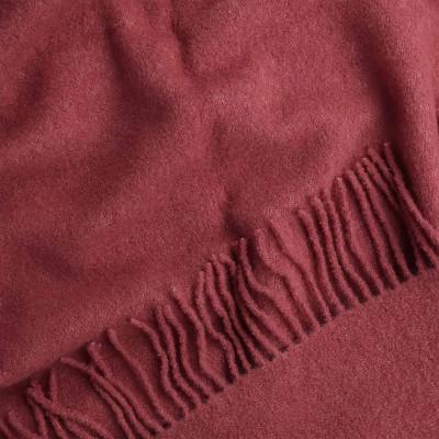 Плед букле Темно-рожевий 140х200 см - фото 2