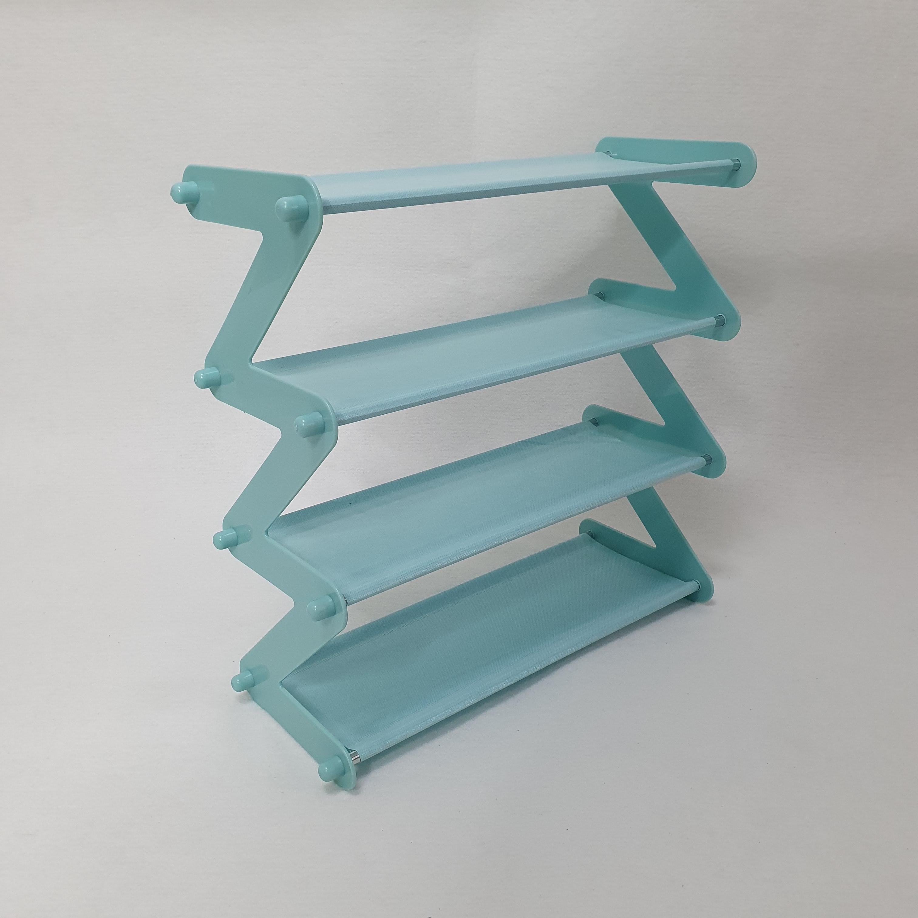 Стійка-органайзер для взуття Shape Shoe Rack на 4 полиці Блакитний (TV11-16-Blue) - фото 10