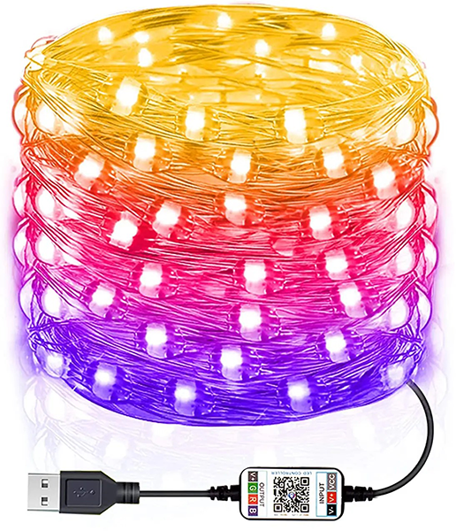 Гірлянда LED 10 м 7953 c Bluetooth Multi