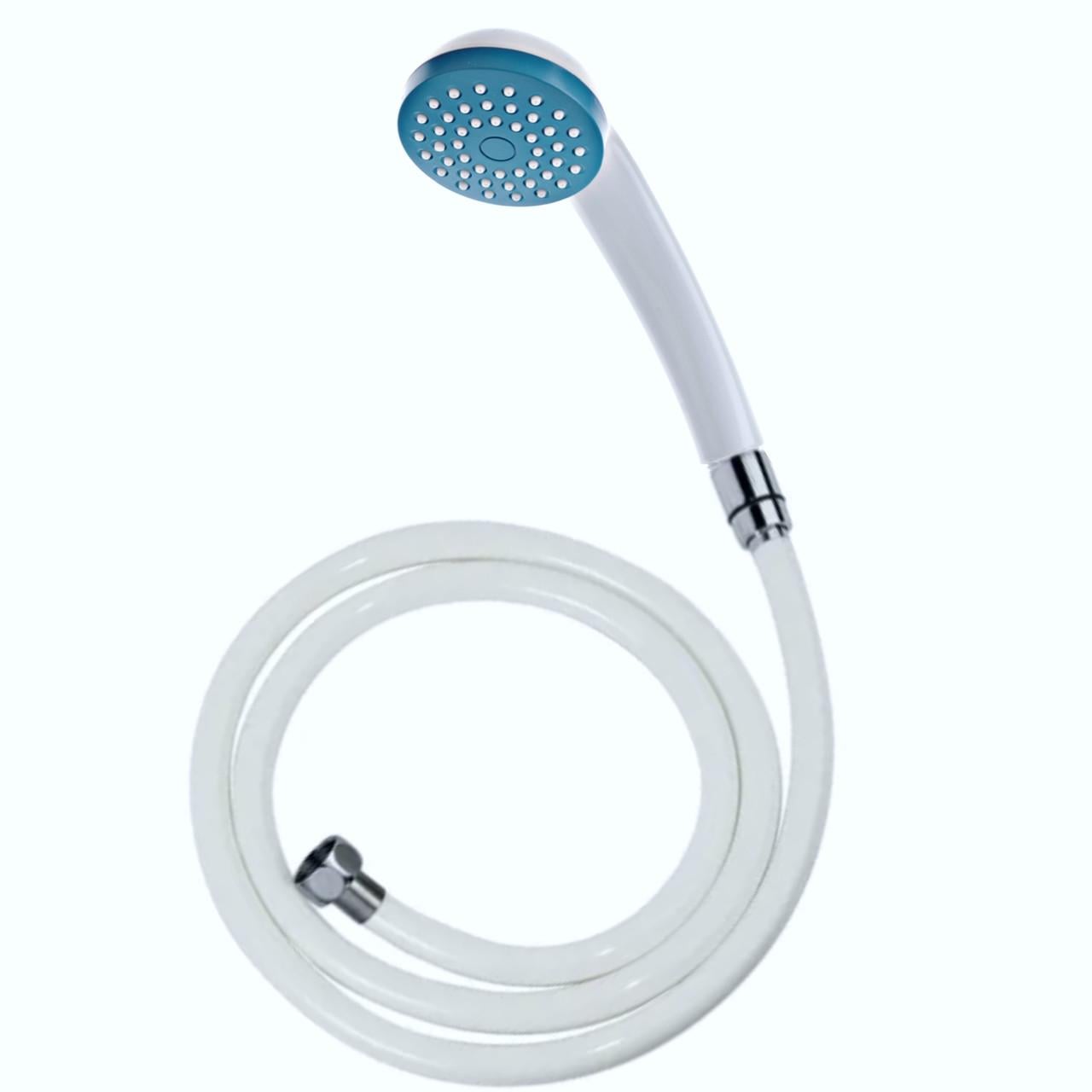 Комплект Zerix шланг силіконовий ПВХ 150 см/лійка набір душовий White (18826818) Комплект Zerix шланг силіконовий ПВХ 150 см/лійка набір душовий White (18826818)