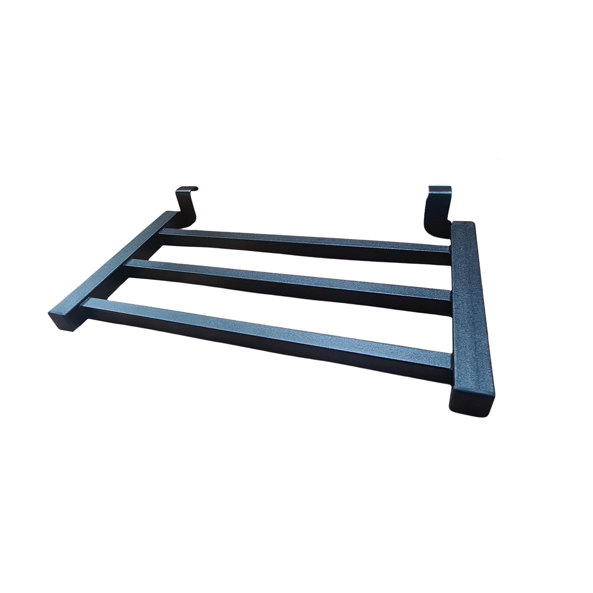 Полочка для полотенцесушителя Carino LORENZO Черный мат (28766329)