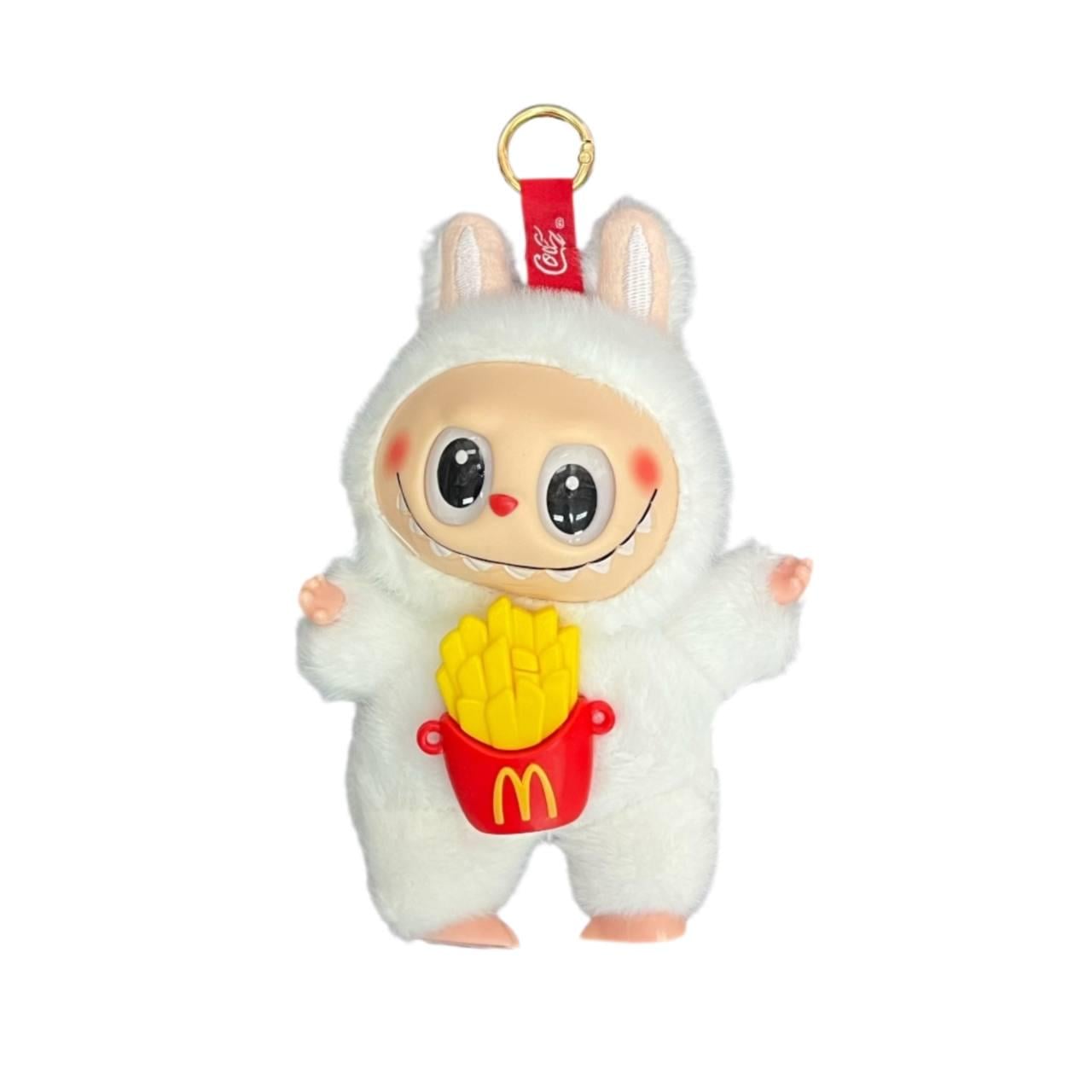 Мягкая игрушка-брелок Labubu Макдональдс картошка фри (9098a331)