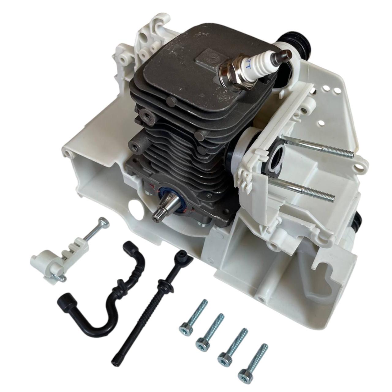 Мотор для бензопилы ms 180 с картером в сборе