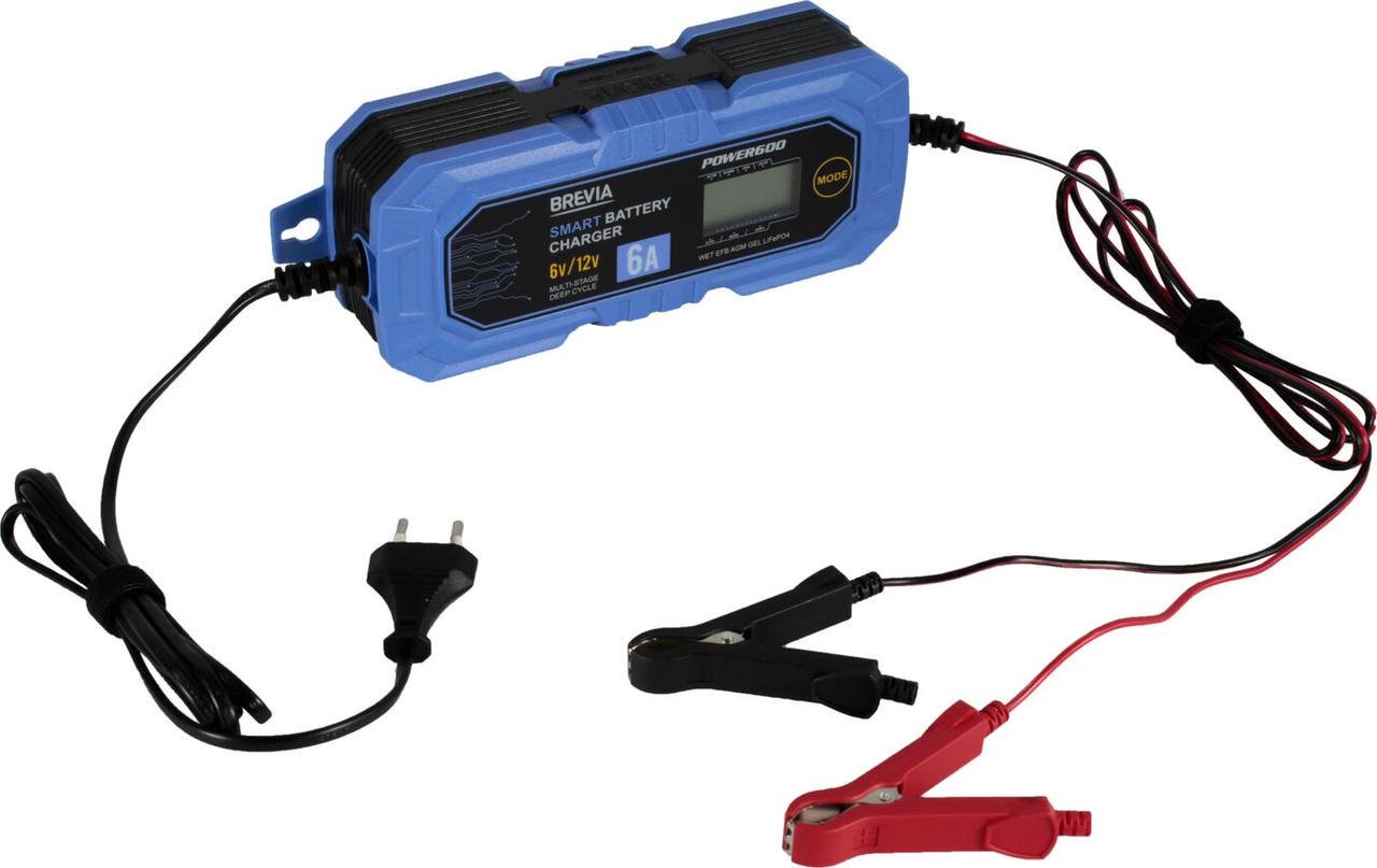 Зарядное устройство Brevia 6-12V 6A 20600EP