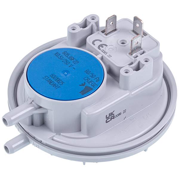 Реле давления воздуха прессостат Huba Control 60/50 Па для газового котла Ariston 65104671 (00000050604)