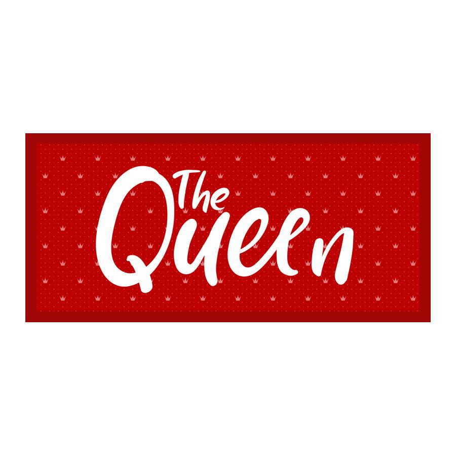 Полотенце с принтом The Queen 150х70 см (PLB_21J039)