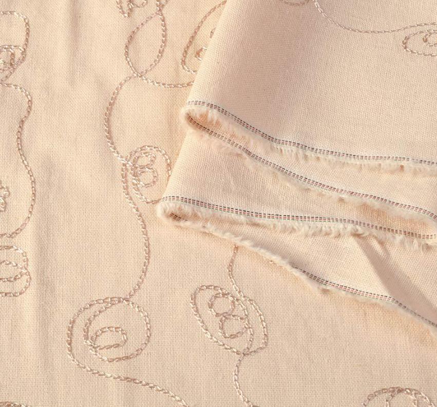 Тканина льон ширина 140 см Бежевий (12608.002)