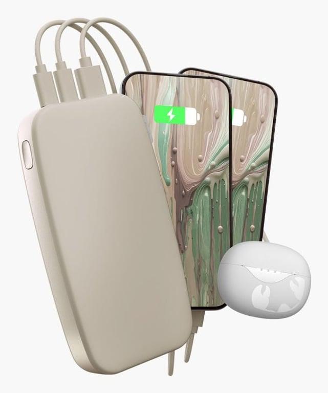 Повербанк Fresh n Rebel Powerbank 20W 24000 mAh Sand (2PB24100SS) - фото 6 Повербанк Fresh n Rebel Powerbank 20W 24000 mAh Sand (2PB24100SS) - фото 6