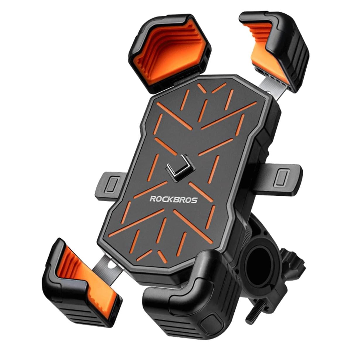 Держатель для телефона на велосипед ROCKBROS SM-079X Черный с красным (RB-SM-079X-4795)