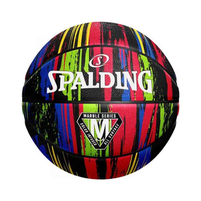 Мяч баскетбольный Spalding Marble Уни р. 7 Черный (84398Z_7)