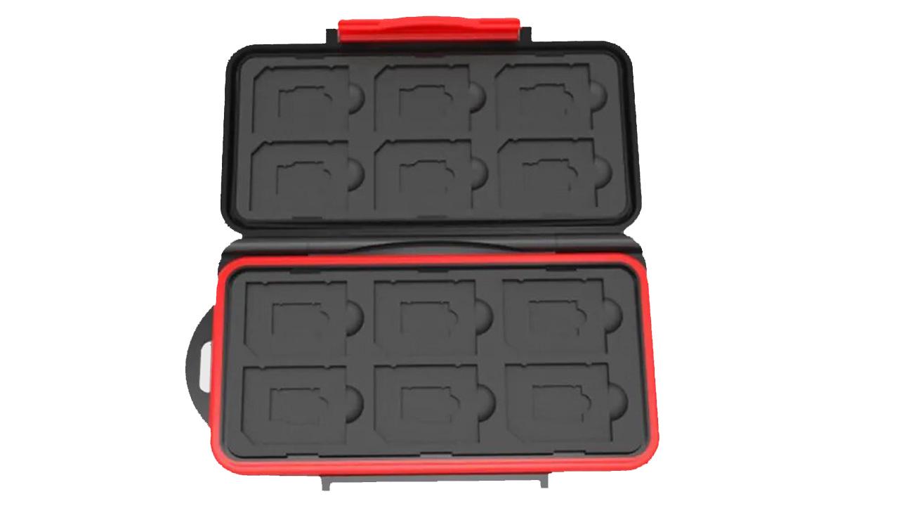 Чехол для карт памяти JJC MC-SD12 водонепроницаемый Red