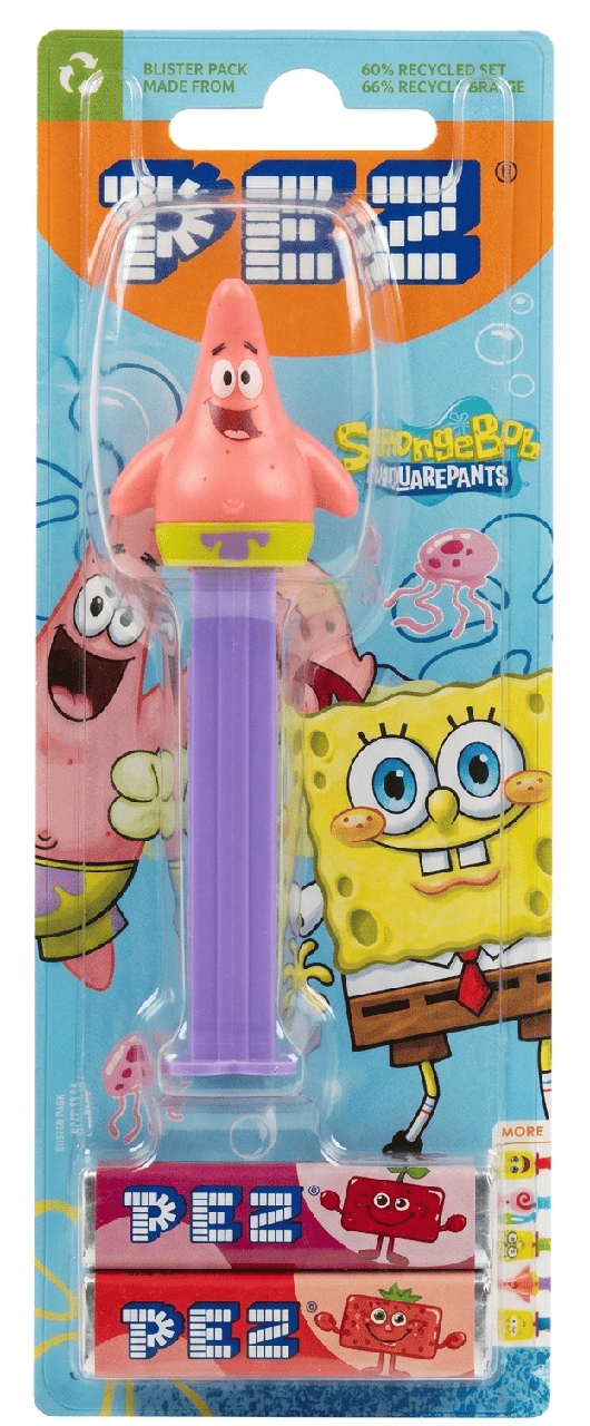 Диспенсер с конфетами Pez SpongeBob SquarePants Патрик Стар 17 г (3025451761)
