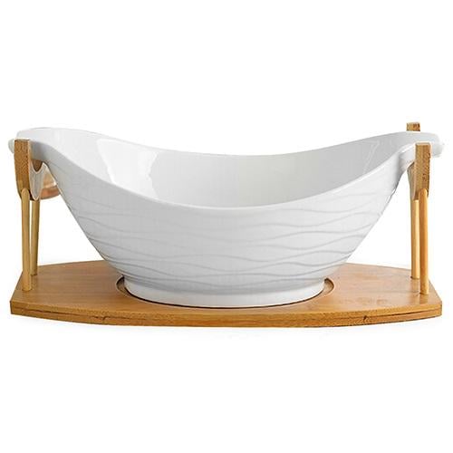 Фруктовница Stenson MC3654 31х17х12 см White (19100608)